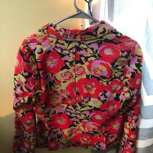 Floral blazer